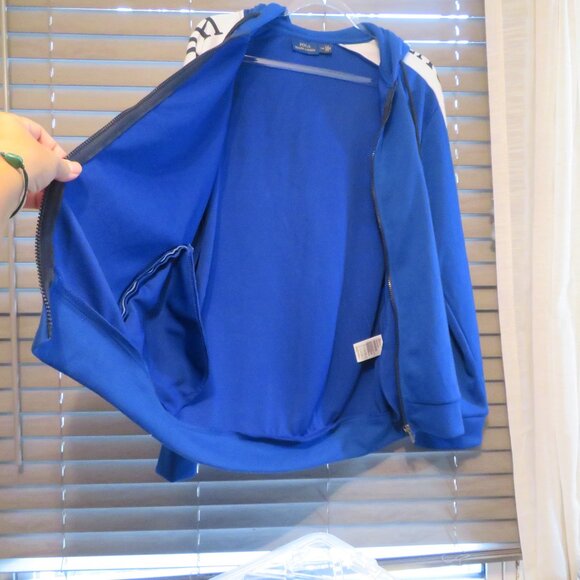 Polo Ralph Lauren zipper hoodJacket size L 100% Fine Yarn In Excellent Condition - Picture 8 of 8